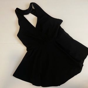 Black dressy romper